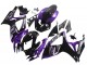 Beste Suzuki GSXR 600 / GSXR 750 Motorrad Verkleidung Kit 2006-2007 - Lila Glanzendes Schwarz