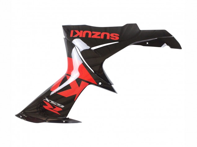 Beste Suzuki GSXR 600 / GSXR 750 Motorrad Verkleidung Kit 2011-2024 - Rot Glanzendes Schwarz