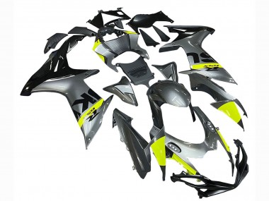 Beste Suzuki GSXR 600 / GSXR 750 Motorrad Verkleidung 2011-2024 - Silber Gelb Schwarz
