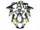 Beste Suzuki GSXR 600 / GSXR 750 Motorrad Verkleidung 2011-2024 - Silber Gelb Schwarz