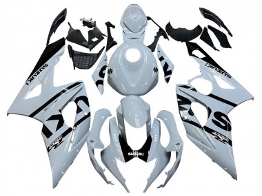 Beste Suzuki GSXR 1000 Motorrad Verkleidung 2005-2006 - Weiss Schwarz