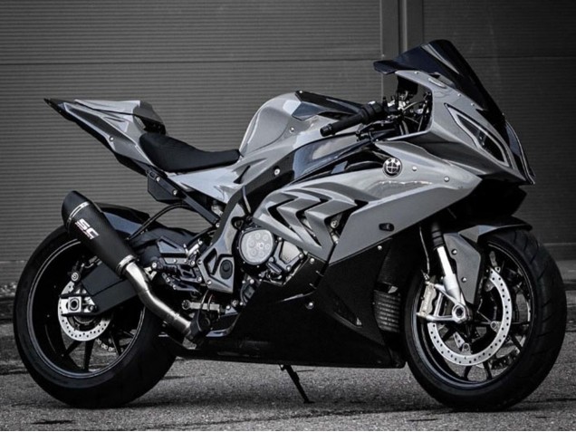 Beste BMW S1000RR Motorrad Verkleidung 2015-2016 - Grau Carbonfaser
