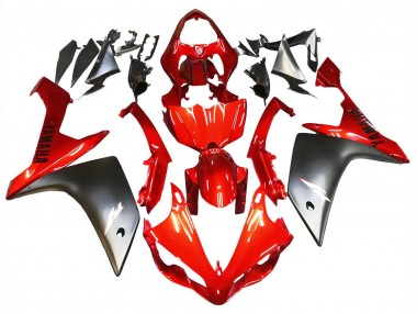 Beste Yamaha YZF 1000 R1 Motorrad Verkleidung 2007-2008 - Rot Matt Schwarz