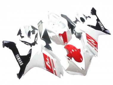 Beste Yamaha YZF 1000 R1 Motorrad Verkleidung 2007-2008 - Weiss Rot Schwarz