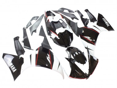 Beste Yamaha YZF 1000 R1 Motorrad Verkleidung 2012-2014 - Weiss Rot Glanzendes Schwarz