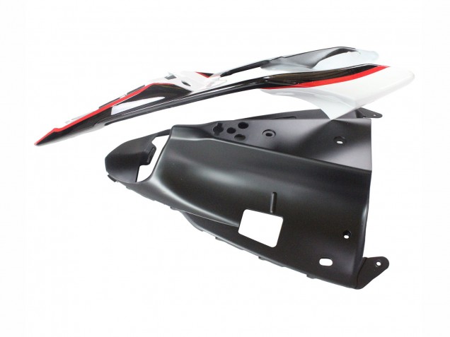 Beste Yamaha YZF 1000 R1 Motorrad Verkleidung 2012-2014 - Weiss Rot Glanzendes Schwarz