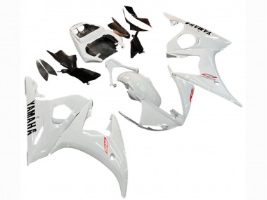 Beste Yamaha YZF R6 Motorrad Verkleidung 2003-2004 - Weiss