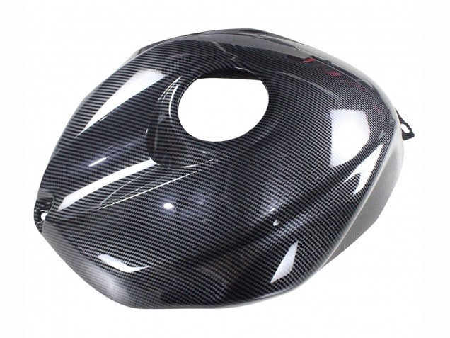 Beste Yamaha YZF 600 R6 Motorrad Verkleidung 2008-2016 - Grau Schwarz Carbonfaser Stil