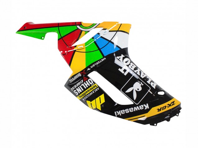 Beste Kawasaki ZX6R Motorrad Verkleidung 2007-2008 - Bunt Playboy 223