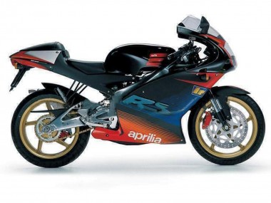 Beste Aprilia RS125 Motorrad Verkleidung 2000-2005 - Schwarz Rot Silber