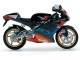 Beste Aprilia RS125 Motorrad Verkleidung 2000-2005 - Schwarz Rot Silber