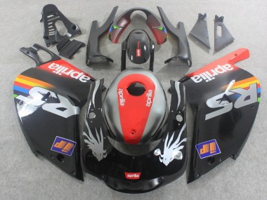 Beste Aprilia RS125 Motorrad Verkleidung 2000-2005 - Schwarz Rot Silber