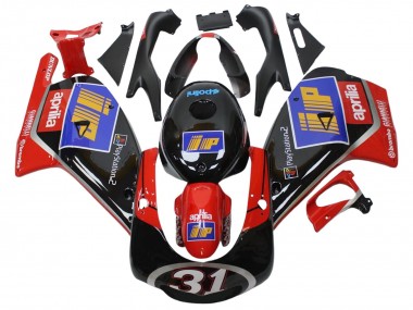 Beste Aprilia RS125 Motorrad Verkleidung 2000-2005 - Schwarz Rot Blau Silber 31