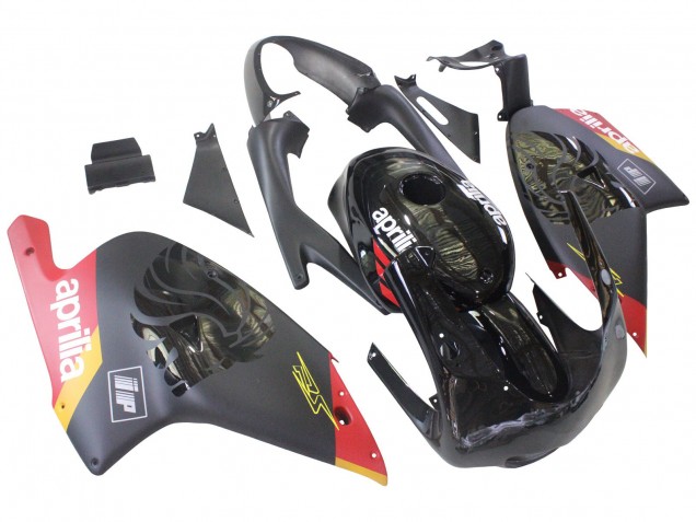 Beste Aprilia RS125 Motorrad Verkleidung 2000-2005 - Schwarz Rot Gelb