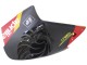Beste Aprilia RS125 Motorrad Verkleidung 2000-2005 - Schwarz Rot Gelb