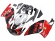 Beste Aprilia RS125 Motorrad Verkleidung 2000-2005 - Rot Schwarz Silber Rennen