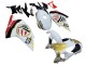 Beste Aprilia RS125 Motorrad Verkleidung 2000-2005 - Weiss Gelb Rot