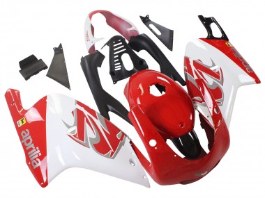 Beste Aprilia RS125 Motorrad Verkleidung 2000-2005 - Weiss Rot