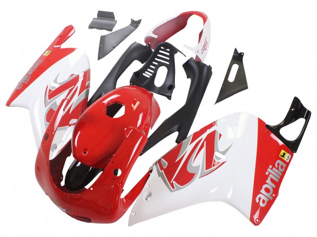 Beste Aprilia RS125 Motorrad Verkleidung 2000-2005 - Weiss Rot