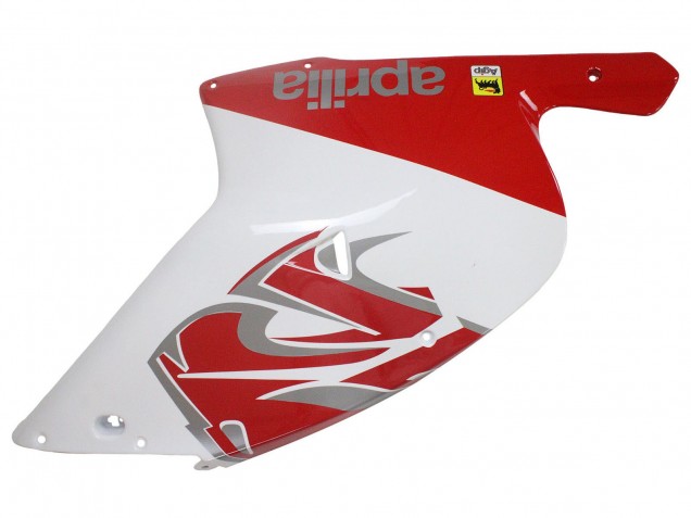 Beste Aprilia RS125 Motorrad Verkleidung 2000-2005 - Weiss Rot
