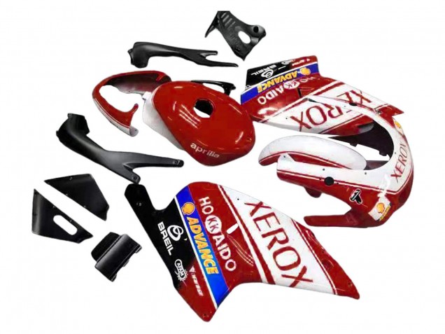 Beste Aprilia RS125 Motorrad Verkleidung 2000-2005 - Weiss Rot Gelb Blau Xerox