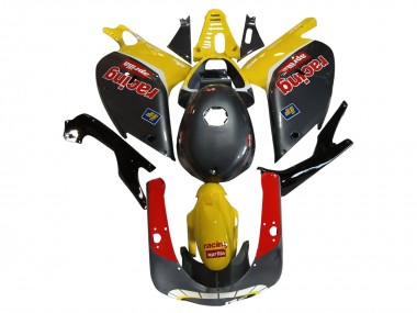 Beste Aprilia RS125 Motorrad Verkleidung 2000-2005 - Schwarz Gelb Rot