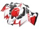 Beste Aprilia RS125 Motorrad Verkleidung 2006-2011 - Weiss Rot Schwarz