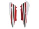 Beste Aprilia RS125 Motorrad Verkleidung 2006-2011 - Weiss Rot Schwarz