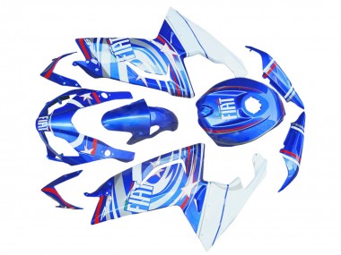 Beste Aprilia RS125 Motorrad Verkleidung 2006-2011 - Weiss Blau Rot