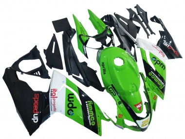 Beste Aprilia RS125 Motorrad Verkleidung 2006-2011 - Grun Weiss Schwarz