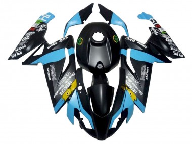 Beste Aprilia RS125 Motorrad Verkleidung 2006-2011 - Hellblau Schwarz Gelb