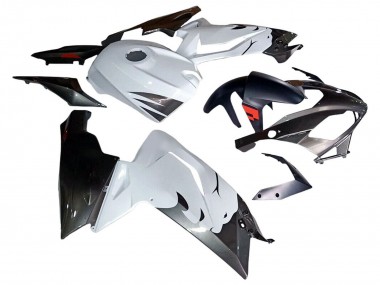 Beste Aprilia RS125 Motorrad Verkleidung 2006-2011 - Weiss Schwarz