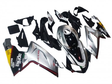 Beste Aprilia RS125 Motorrad Verkleidung 2006-2011 - Silber Schwarz