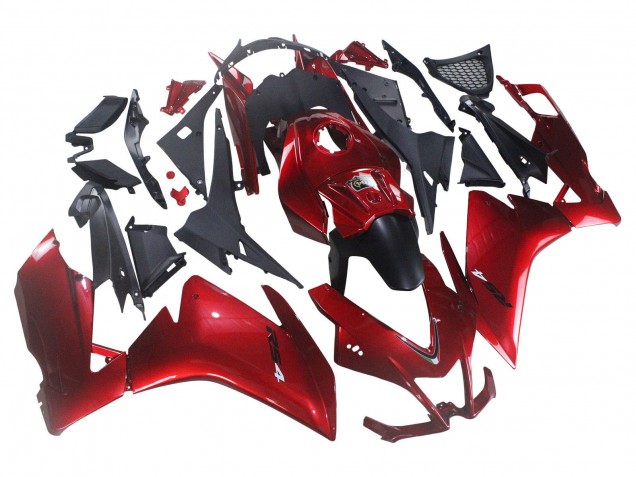 Beste Aprilia RS4 50 125 Motorrad Verkleidung 2012-2018 - Rot Matt Schwarz