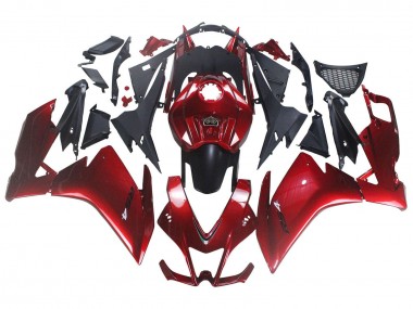 Beste Aprilia RS4 50 125 Motorrad Verkleidung 2012-2018 - Rot Matt Schwarz