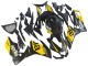 Beste Aprilia RS4 50 125 Motorrad Verkleidung 2012-2019 - Gelb Matt Schwarz