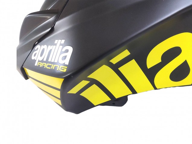 Beste Aprilia RS4 50 125 Motorrad Verkleidung 2012-2019 - Gelb Matt Schwarz