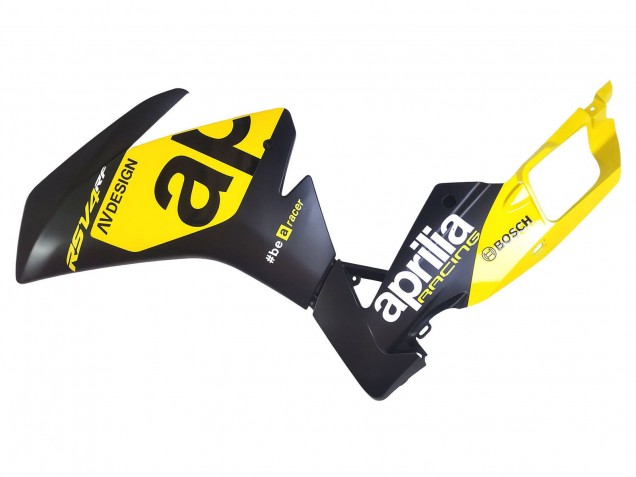 Beste Aprilia RS4 50 125 Motorrad Verkleidung 2012-2019 - Gelb Matt Schwarz