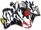 Beste Aprilia RS4 50 125 Motorrad Verkleidung 2012-2019 - Weiss Rot Gelb Glanzendes Schwarz