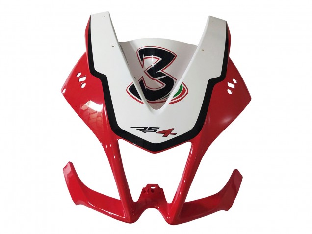 Beste Aprilia RS4 50 125 Motorrad Verkleidung 2012-2019 - Weiss Rot Gelb Glanzendes Schwarz