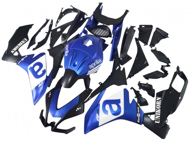 Beste Aprilia RS4 50 125 Motorrad Verkleidung 2012-2018 - Blau Weiss Matt Schwarz