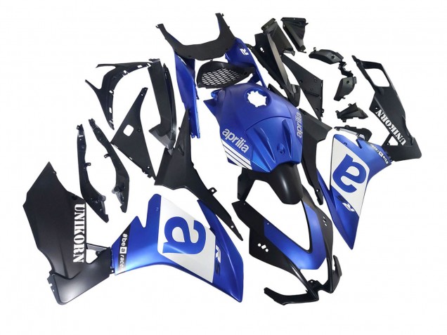 Beste Aprilia RS4 50 125 Motorrad Verkleidung 2012-2018 - Blau Weiss Matt Schwarz