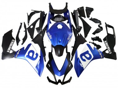 Beste Aprilia RS4 50 125 Motorrad Verkleidung 2012-2018 - Blau Weiss Matt Schwarz