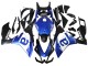 Beste Aprilia RS4 50 125 Motorrad Verkleidung 2012-2018 - Blau Weiss Matt Schwarz