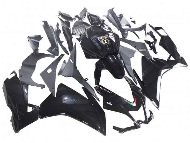 Beste Aprilia RS4 50 125 Motorrad Verkleidung 2012-2019 - Glanzendes Schwarz