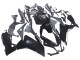 Beste Aprilia RS4 50 125 Motorrad Verkleidung 2012-2019 - Glanzendes Schwarz
