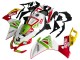 Beste Aprilia RS4 50 125 Motorrad Verkleidung 2012-2019 - Weiss Rot Grun Gelb Alitalia