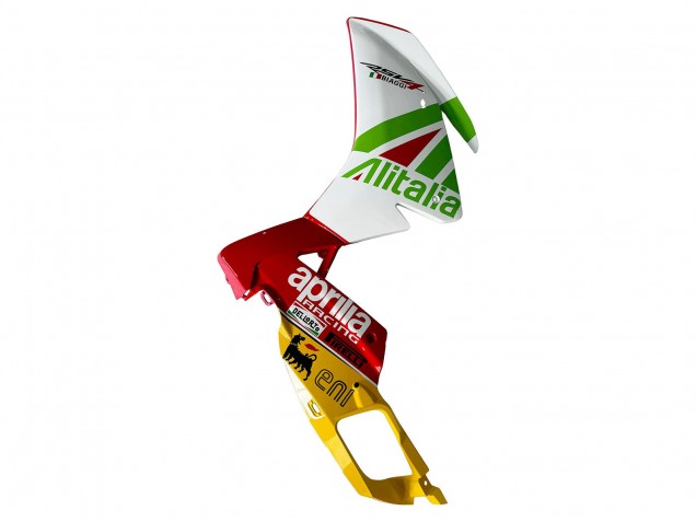 Beste Aprilia RS4 50 125 Motorrad Verkleidung 2012-2019 - Weiss Rot Grun Gelb Alitalia