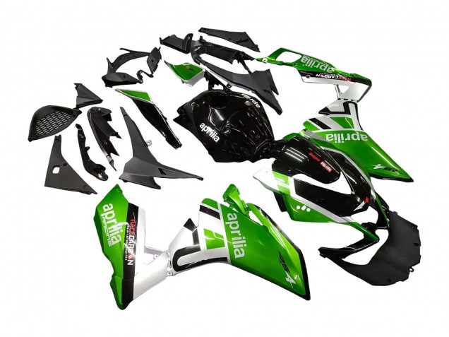 Beste Aprilia RS4 50 125 Motorrad Verkleidung 2012-2018 - Weiss Grun Glanzendes Schwarz