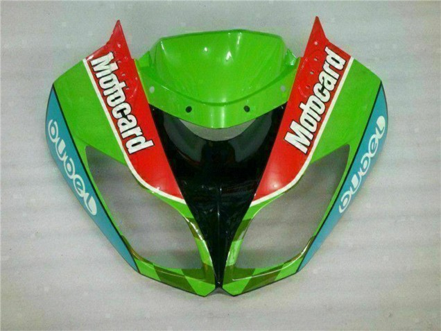 Beste Kawasaki ZX6R Motorrad Verkleidung 2009-2012 - Grun Weiss Rot Schwarz Blau Motocard